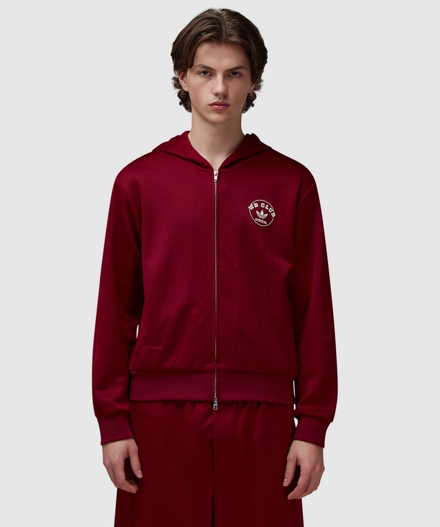 Adidas x Wales Bonner Track Hoodie (Collegiate Burgundy - S) - Size S
